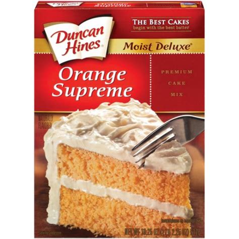 Duncan Hines Cake Mix Moist Deluxe Premium Orange Supreme Reviews, Q&A ...