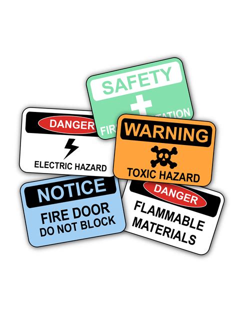 Free photo: Workplace Safety Signs - Danger, Fire, Flammable - Free Download - Jooinn