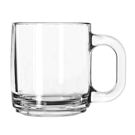 Libbey 5201 10 oz Clear Glass Coffee Mug | Clear glass coffee mugs, Mugs, Glass coffee mugs