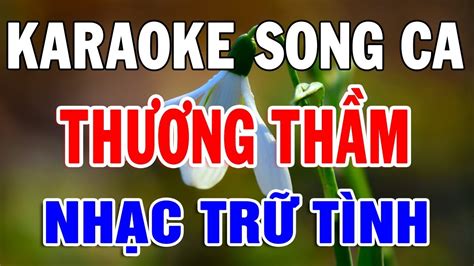 Karaoke Song Ca Nhạc Trữ Tình Bolero Dễ Hát | Liên Khúc Thương Thầm - Tiễn Biệt | Trọng Hiếu ...