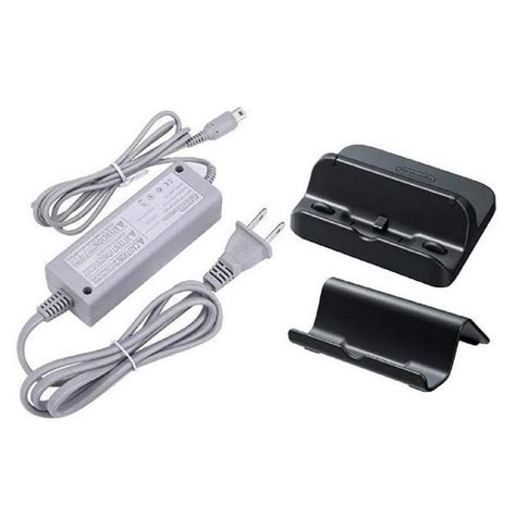 AWchip Power AC Charger Adapter for Nintendo Wii U GamePad With Black ...