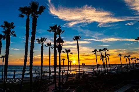 Sunset in Oceanside - March 24, 2017 - Sunset in Oceanside looking ...