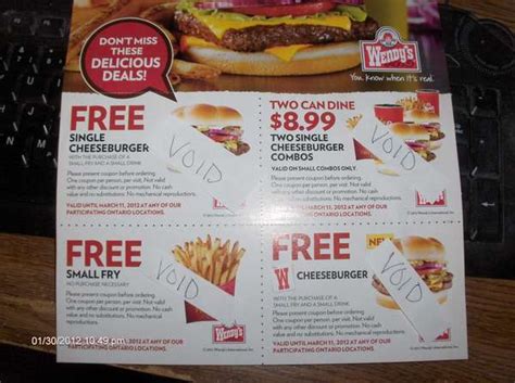 New Wendys Coupons