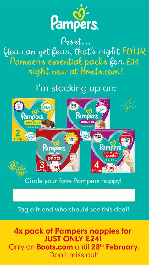 Fall in love with these Fabulous Pampers offers