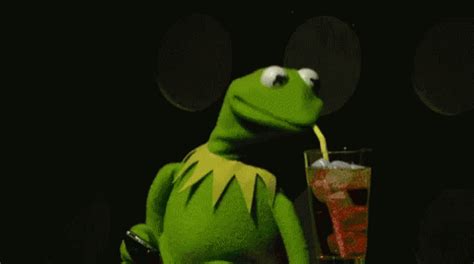 Kermit Sips Tea GIF - Kermit SipsTea Drinking - Discover & Share GIFs