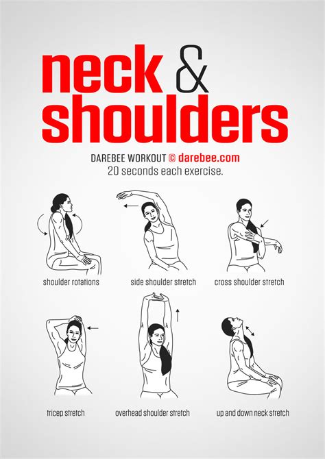 Neck & Shoulders Workout Fitness Workouts, Yoga Fitness, Easy Yoga Workouts, Fitness Workout For ...