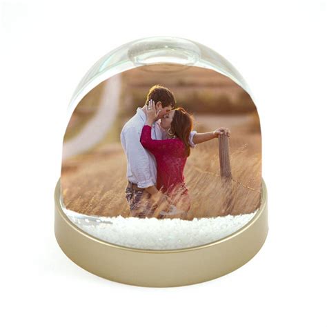 Personalized Snow Globe - Select Picture and Make Your Own Snow Globe