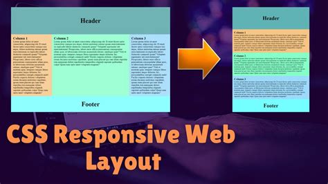 Responsive Web Design HTML CSS Tutorial | Flexbox Layout Examples | Responsive Page Layout - YouTube