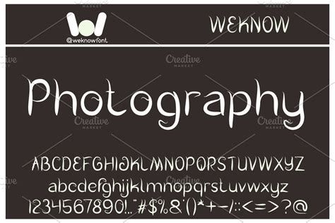 photography font | Script Fonts ~ Creative Market