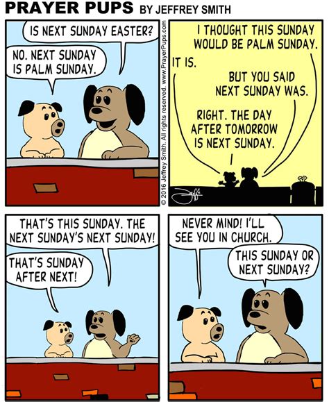 This Sunday Is Palm Sunday | Christian Cartoons From Prayer Pups ...