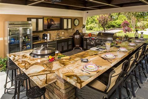 Best Outdoor Kitchen Countertop Ideas and Materials