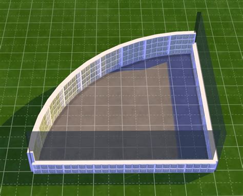 NICKNAME_sims4 - glass block window & fence (fence fix&add short...