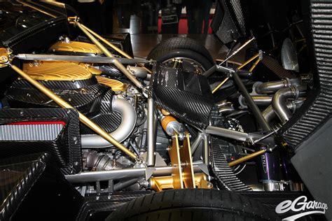 Pagani Huayra Engine eGarage @ 2011 Geneva Motor show - a photo on Flickriver