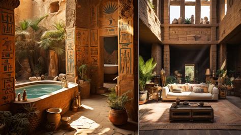 Ancient Egypt House Interior