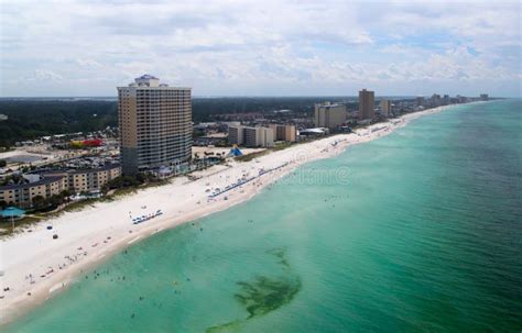 Panama City Beach - Aerial stock image. Image of suntanning - 15333943