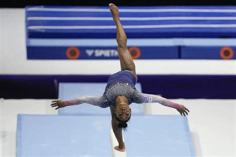 Simone Biles eyes 21st world championships gold medal