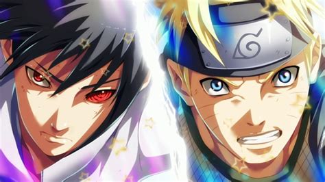 Naruto Hokage Vs Sasuke Hokage (#3288139) - HD Wallpaper & Backgrounds Download