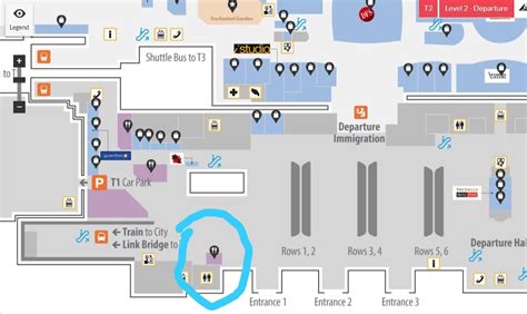 Singapore Changi Airport Terminal 3 Map