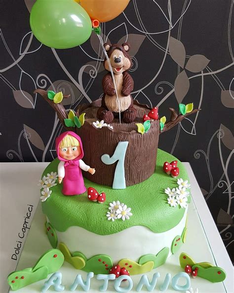 Masha and the Bear birthday cake | My cakes | Pinterest | Birthday ...