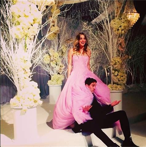 Kaley Cuoco Weds in Pink Vera Wang Gown [PHOTOS] - Love Inc. MagLove Inc. Mag