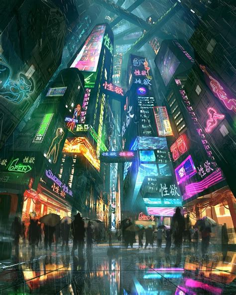 Pin de Lily Winterhart em CYBERPUNK ART | Arte cyberpunk, Arte ...