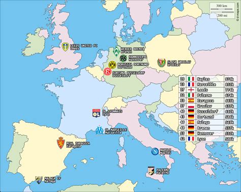 Largest City By Country In Europe Map Europe Facts World Map - Gambaran