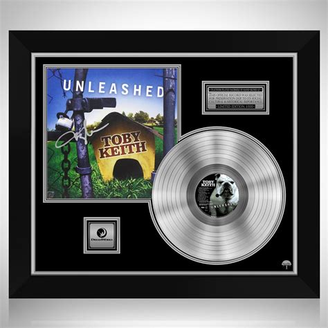 Toby Keith - Unleashed Platinum LP Limited Signature Edition Custom Frame | RARE-T