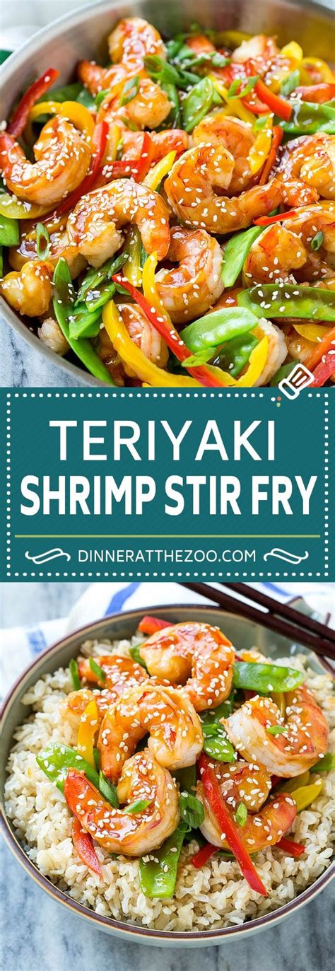 Teriyaki Shrimp Stir Fry Recipe | Shrimp Stir Fry | Healthy Stir Fry # ...