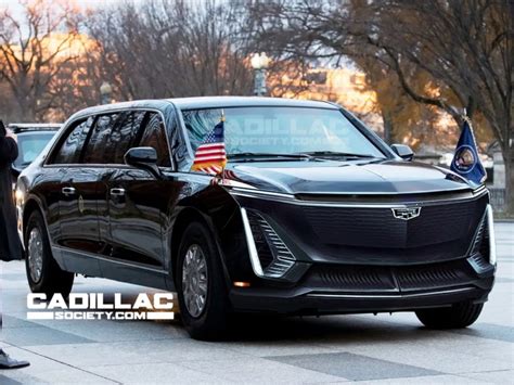 Cadillac One Presidential Limo With Lyriq Front Looks Interesting