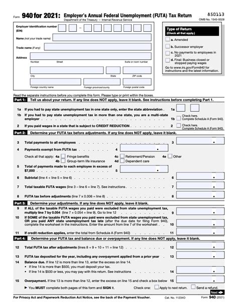 Understanding IRS Tax Form 940 - Superior Trucking Payroll Service