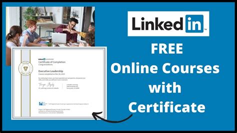 LinkedIn Free Courses with Certificates | LinkedIn Learning Free ...