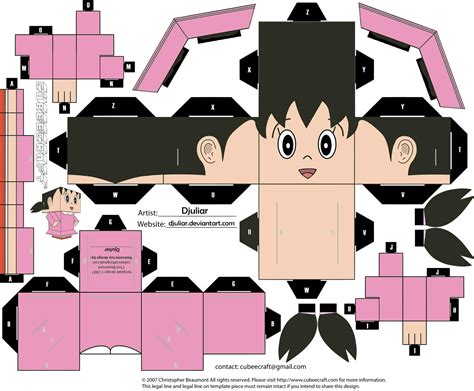 Cubeecraft Shizuka By Djuliar by Djuliar on DeviantArt