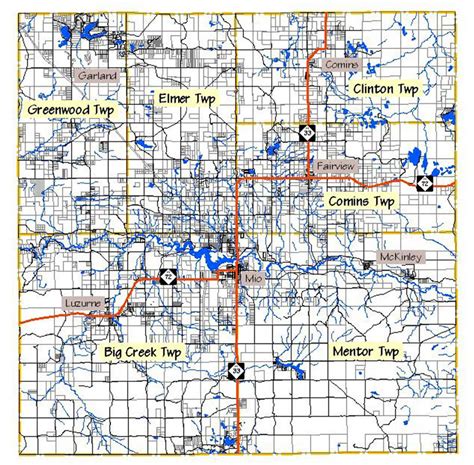 Oscoda County Townships | Oscoda County