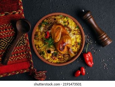 Western Arabic Food Yemeni Food Chicken Stock Photo 2191473501 ...