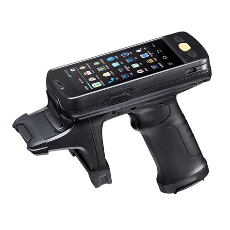 Android UHF rfid rugged portable handheld terminal with gun trigger scanning for asset tracking