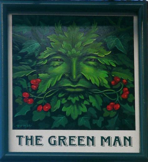 Green Man Pub Sign - a photo on Flickriver