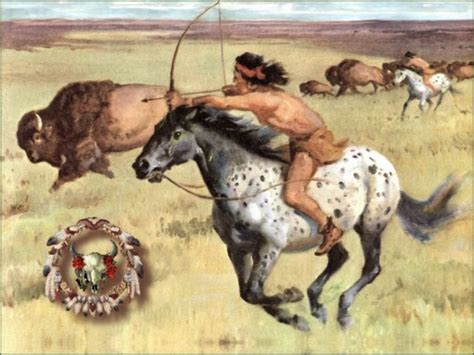 Buffalo Hunting on Appaloosa Wallpaper | Native American Indians and Wolves | Pinterest ...