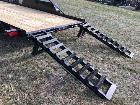 Flatbed Car Hauler Trailer (Stand Up Ramps) - Gatormade Trailers