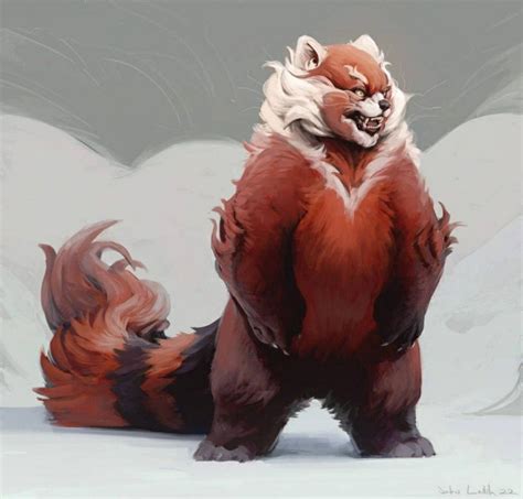 Turning red Ming Lee Fanart | Red panda, Creature artwork, Disney fan art