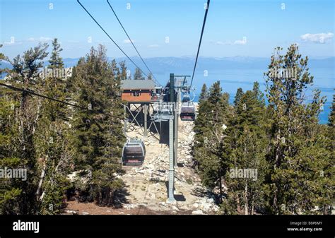 Lake tahoe and heavenly gondola hi-res stock photography and images - Alamy