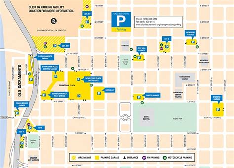 Downtown Sacramento Parking Map - Map Of Farmland Cave