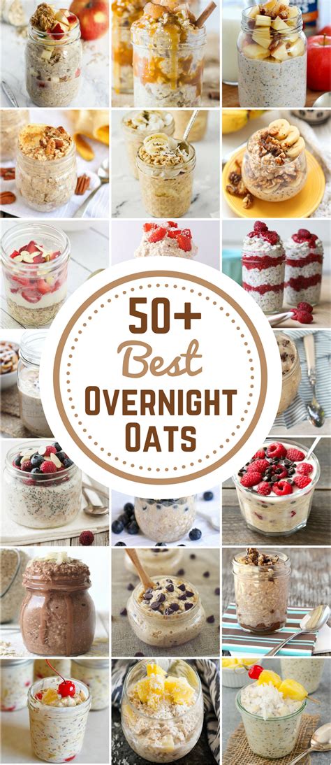 50 Best Overnight Oat Recipes - Prudent Penny Pincher