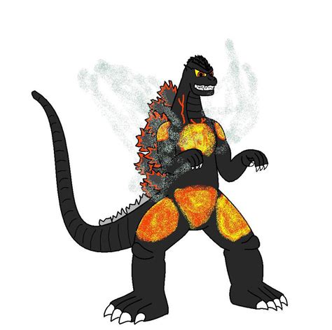 Burning Godzilla by CyotheLion on DeviantArt