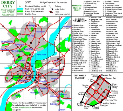 Derry-Londonderry Map - Derry • mappery