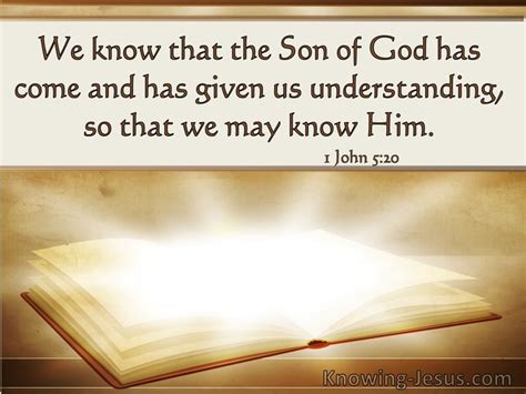 57 Bible verses about Knowing God