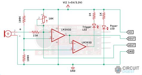 Arduino Sound Sensor Circuit Diagram