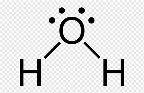 Estructura de lewis geometría molecular molécula de agua química, agua, ametralladora ...