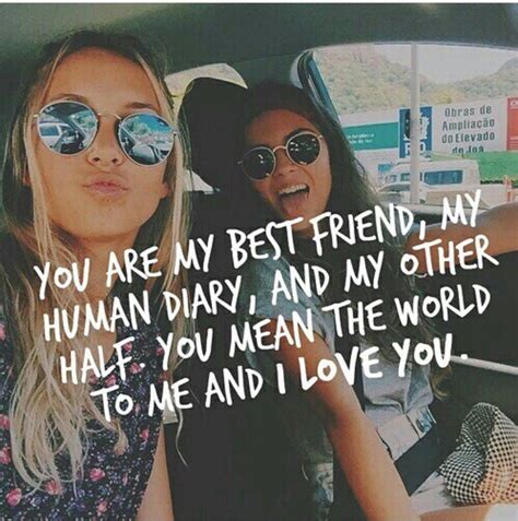 You are my best friend & I love you. | Friends quotes, Bff quotes, National best friend day