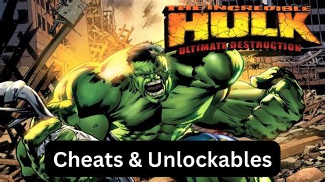 The Incredible Hulk: Ultimate Destruction – Cheats & Unlockables – The ...