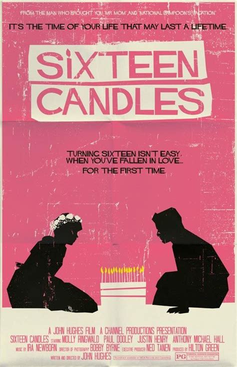 Sixteen Candles vintage style movie poster | Sixteen candles, Movie ...